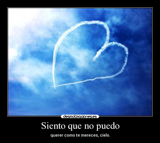 Siento que no puedo - 