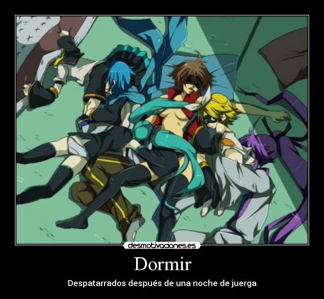 Dormir - Despatarrados después de una noche de juerga