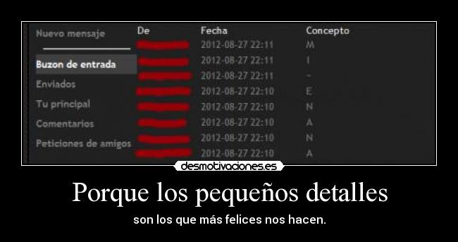 Porque los pequeños detalles - 