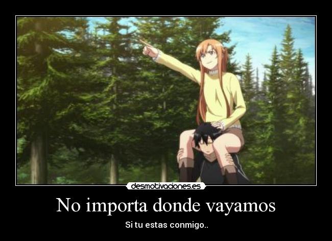 No importa donde vayamos - 