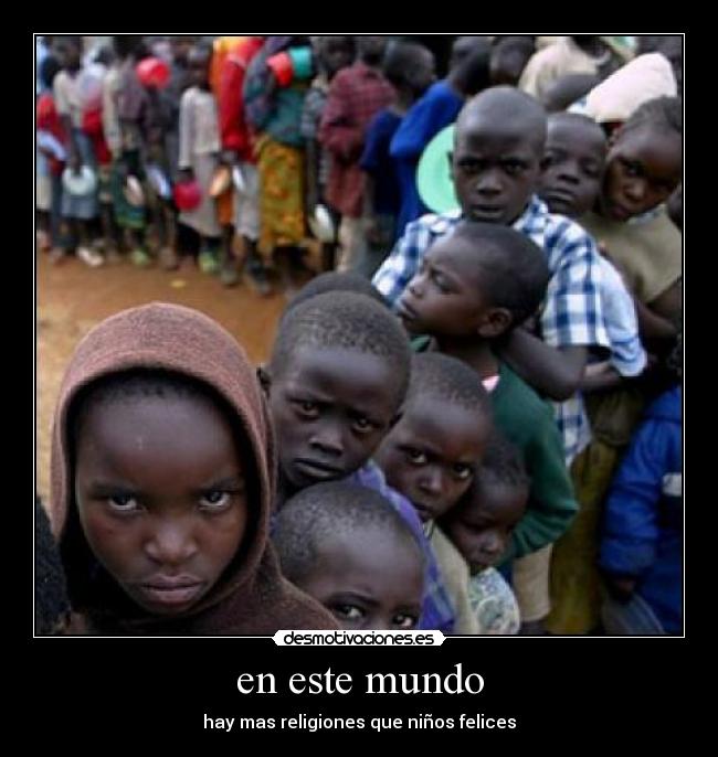 en este mundo -