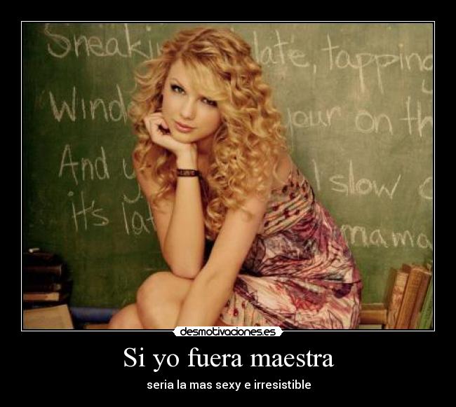 Si yo fuera maestra - 