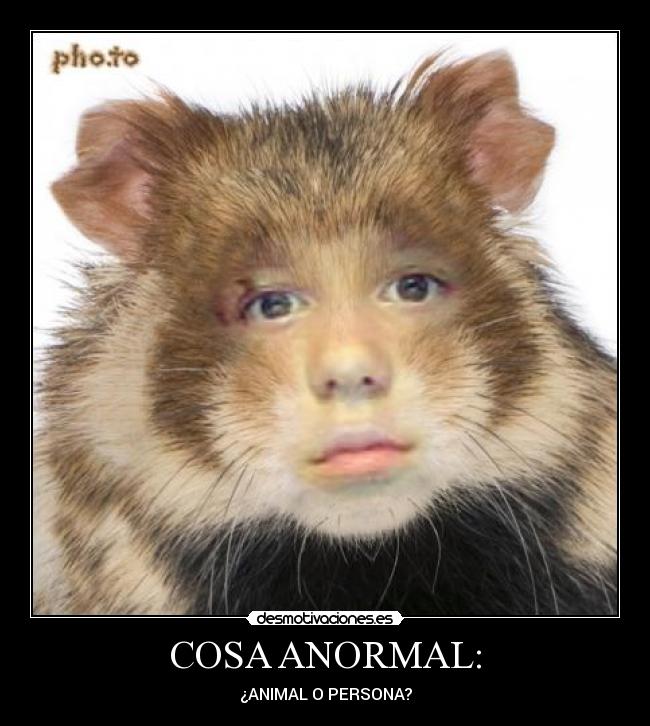 COSA ANORMAL: - 