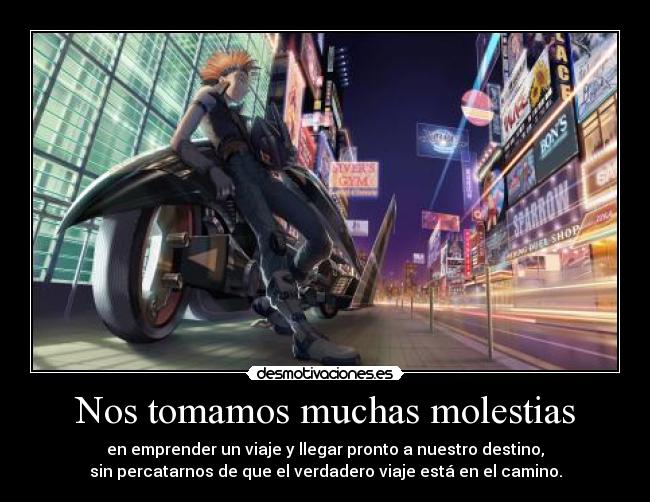 Nos tomamos muchas molestias -