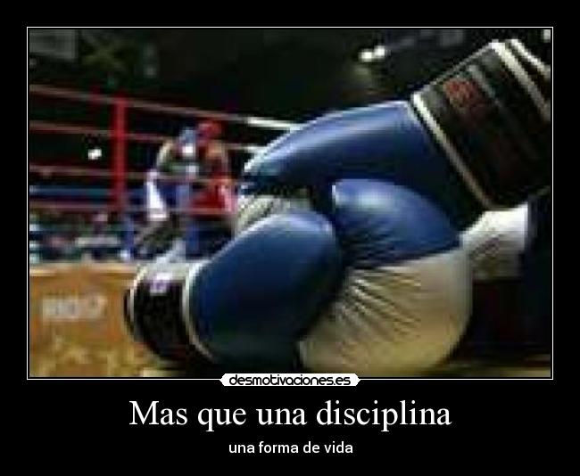 Mas que una disciplina - una forma de vida