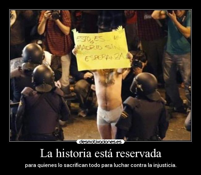 La historia está reservada - 