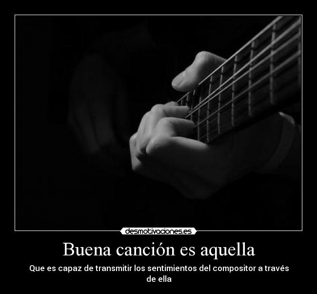 Buena canción es aquella - 