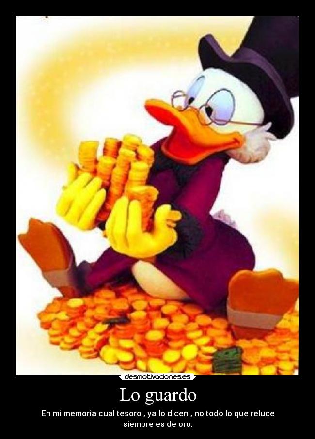 Lo guardo -
