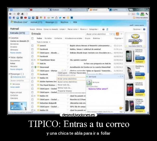 TIPICO: Entras a tu correo - 