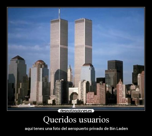Queridos usuarios - 