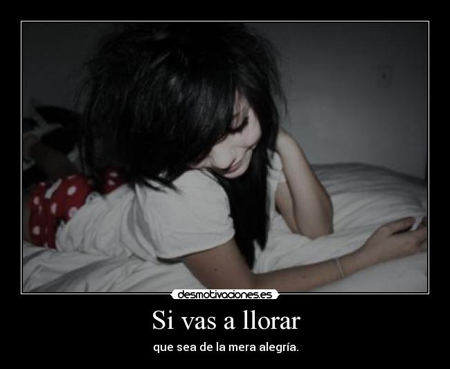 carteles llorar dejes vara pena melancolia desmotivaciones