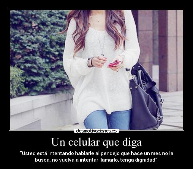 Un celular que diga - 