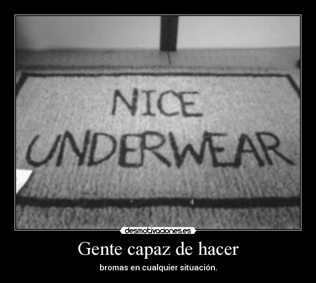 Gente capaz de hacer - 