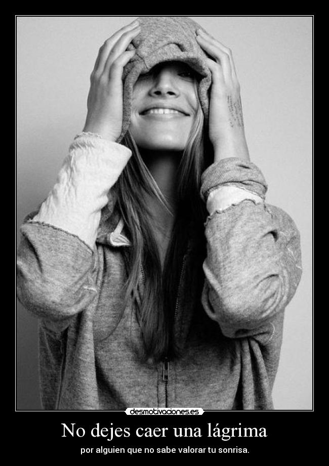 No dejes caer una lágrima - 