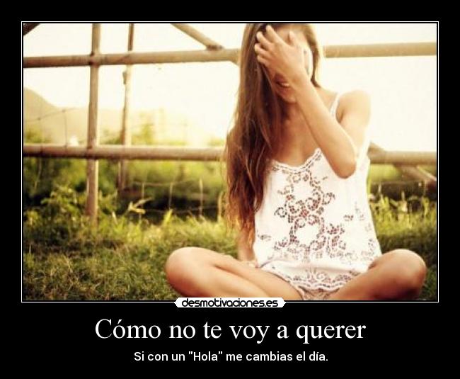 Cómo no te voy a querer -