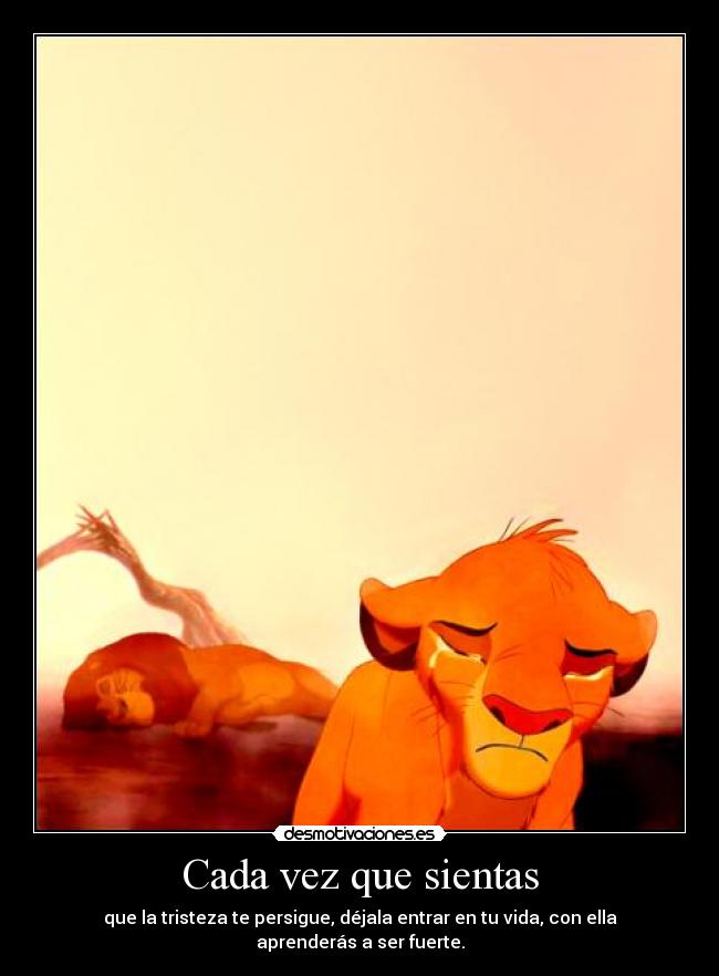 Cada vez que sientas - 