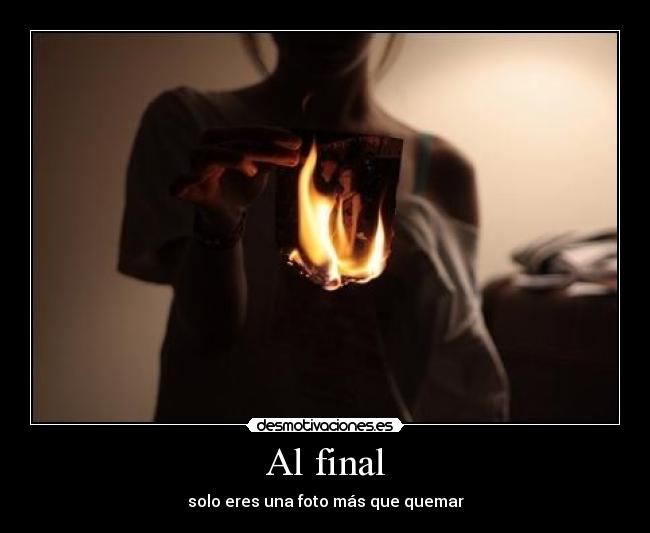 Al final -