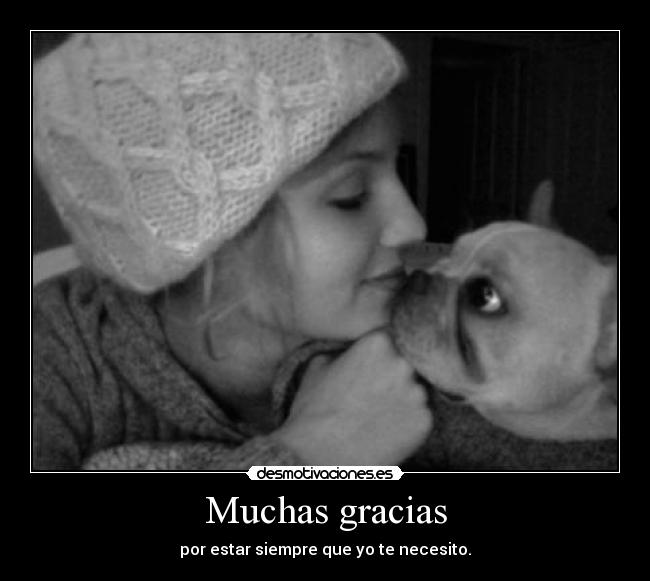 Muchas gracias -