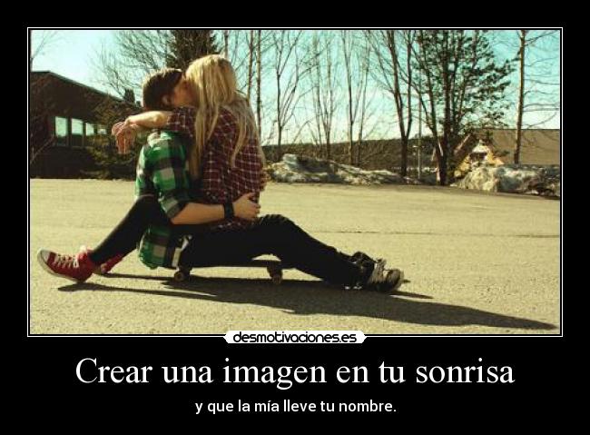 Crear una imagen en tu sonrisa -