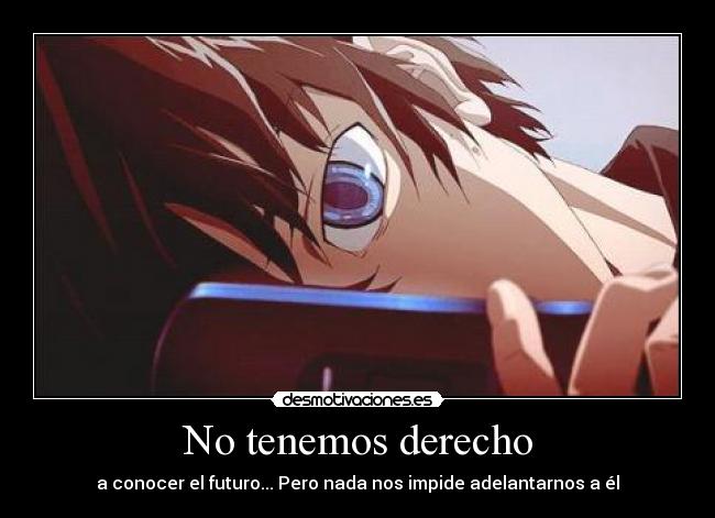 carteles yukiteru amano mirai nikki anime estoy aburrido con flojera los tags llenan como quier desmotivaciones