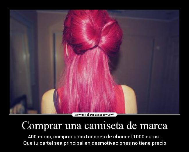 Comprar una camiseta de marca -
