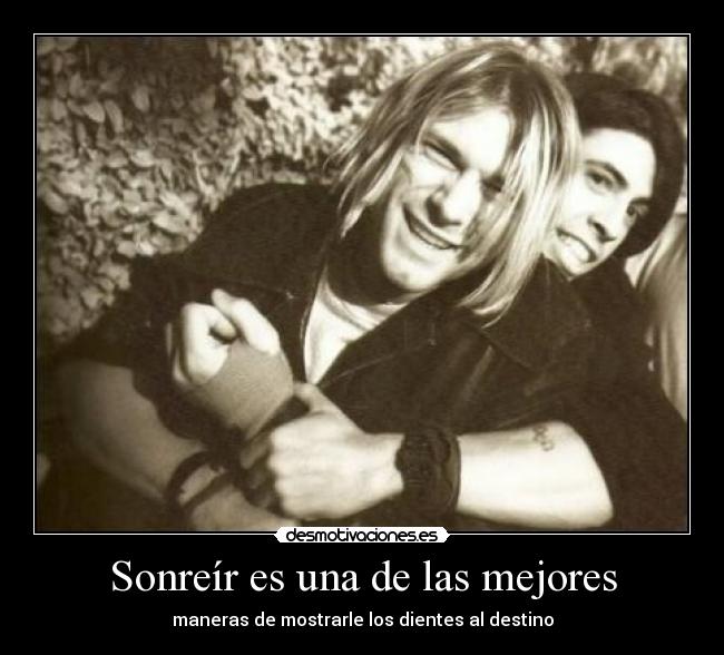 carteles guti19 nirvana cobain grohl una las tantas formas ver vida desmotivaciones