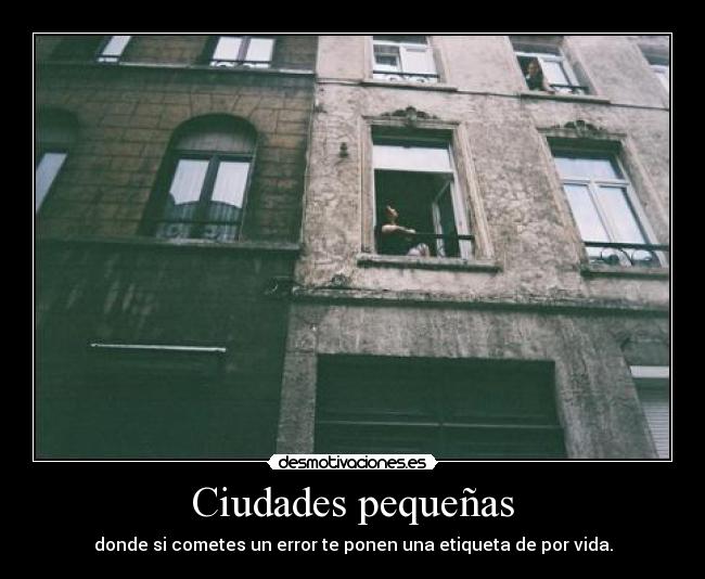 Ciudades pequeñas -