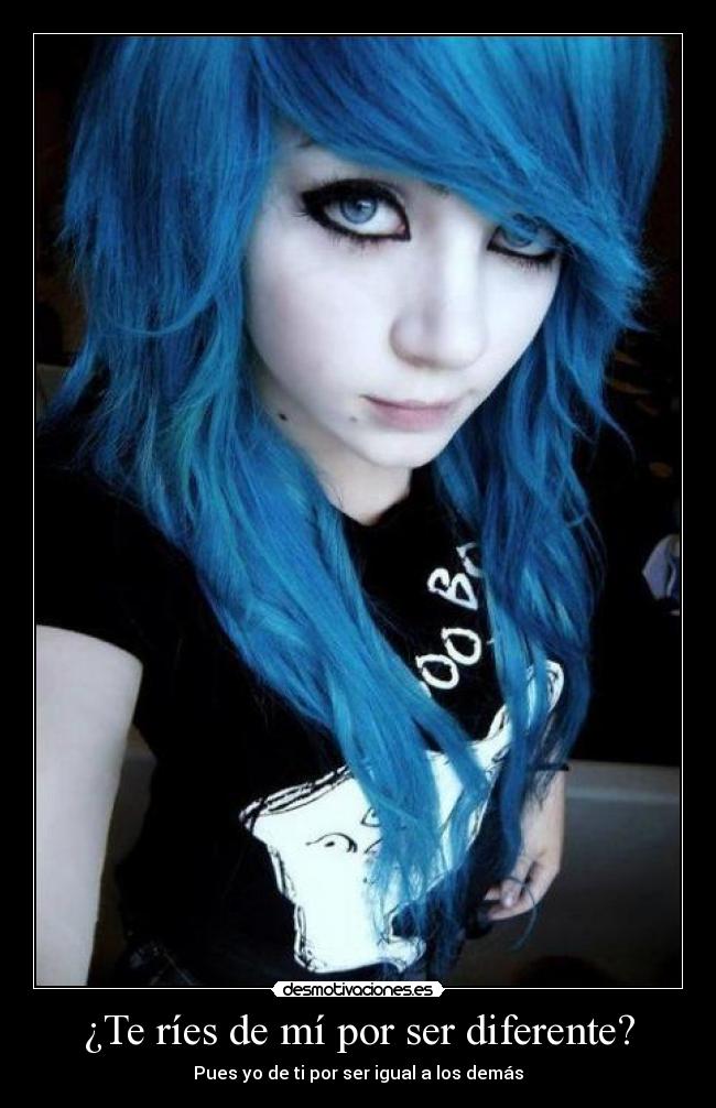 ¿Te ríes de mí por ser diferente? -