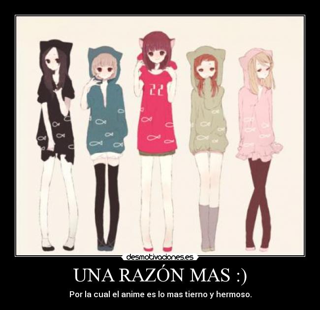 UNA RAZÓN MAS :) - Por la cual el anime es lo mas tierno y hermoso.