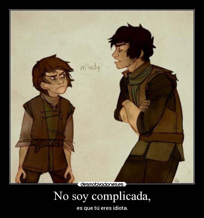 No soy complicada, -