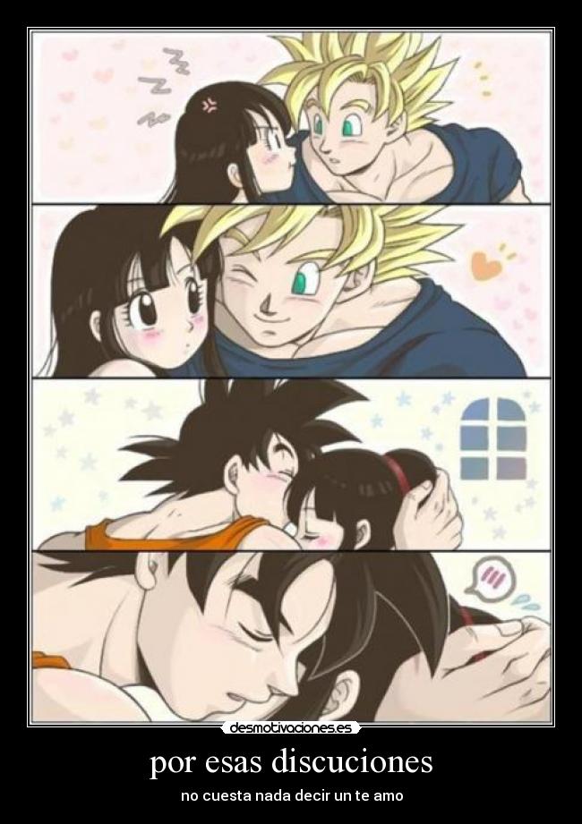 por esas discuciones -