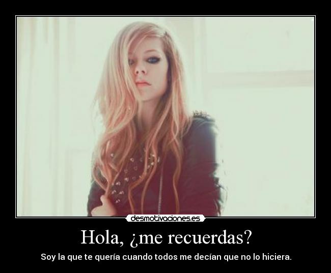 Hola, ¿me recuerdas? - 