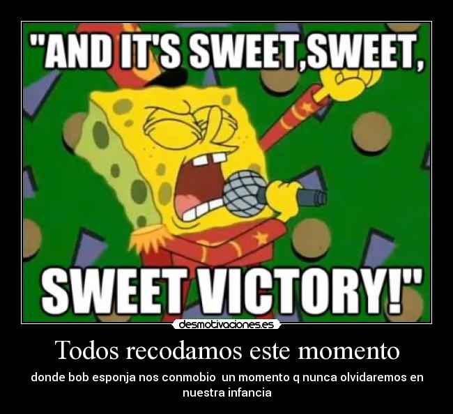 carteles bob esponja desmotivaciones