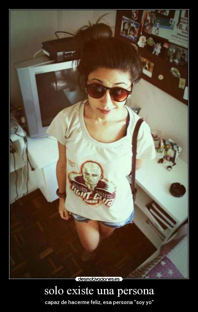 solo existe una persona -