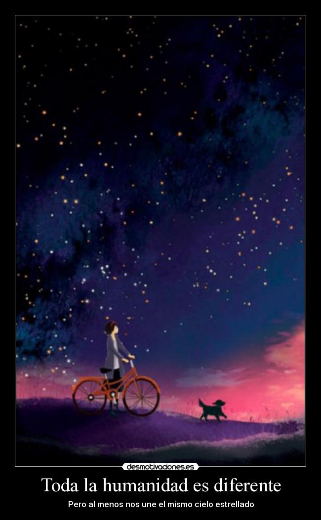 Toda la humanidad es diferente -