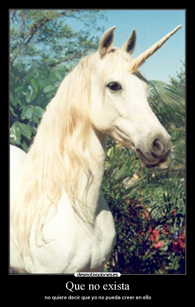 Que no exista -