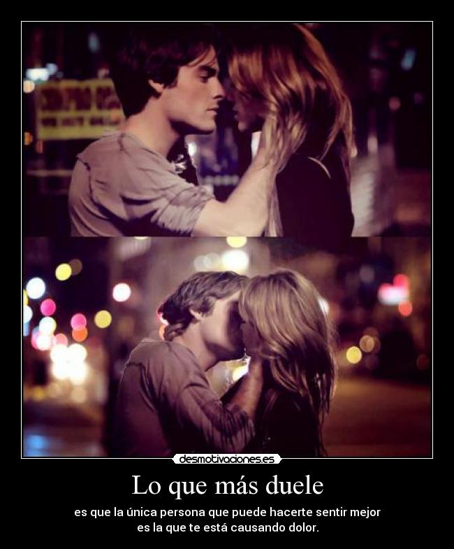 Lo que más duele -