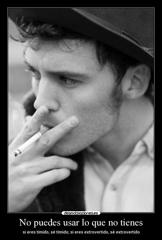 No puedes usar lo que no tienes -