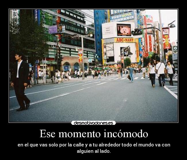 Ese momento incómodo - 