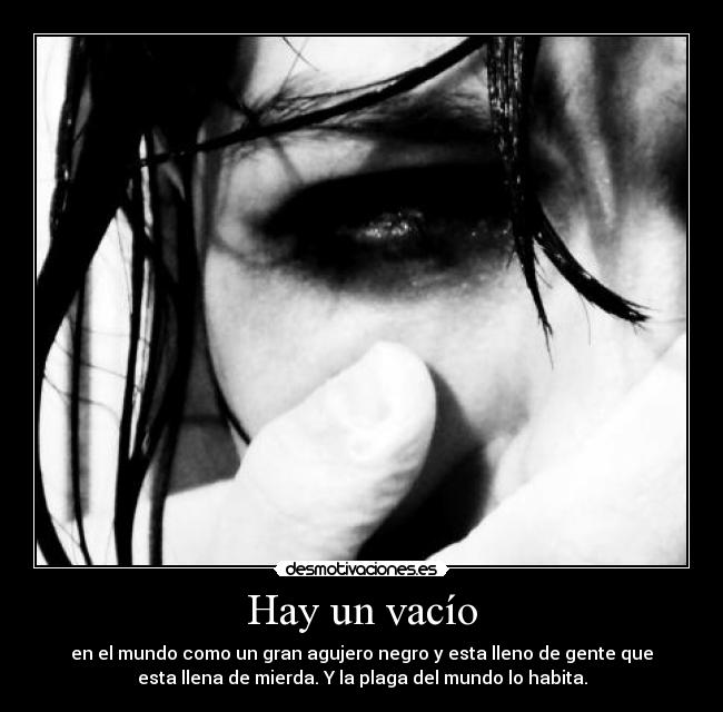 Hay un vacío -