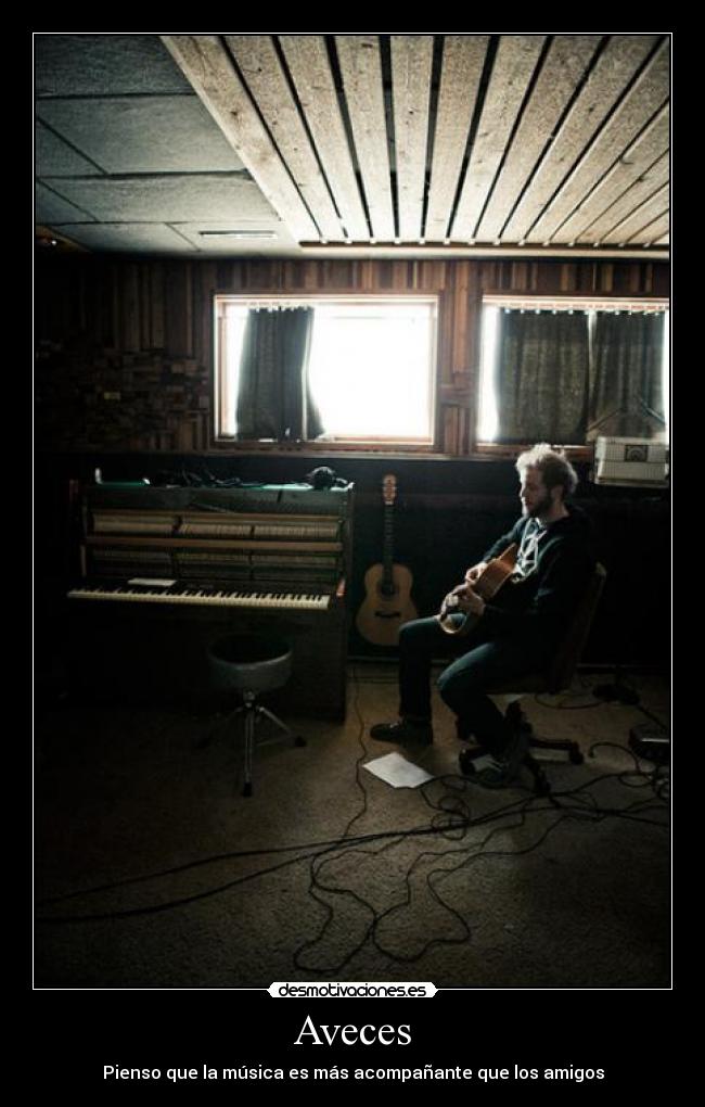 Aveces - Pienso que la música es más acompañante que los amigos