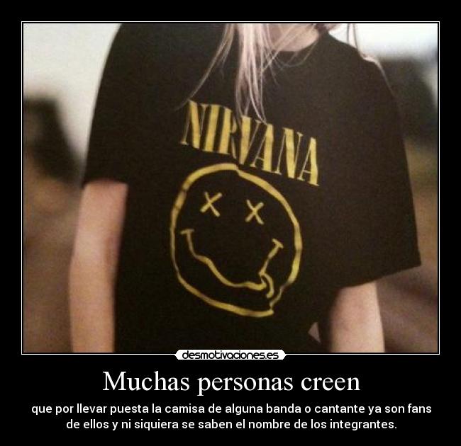 Muchas personas creen -