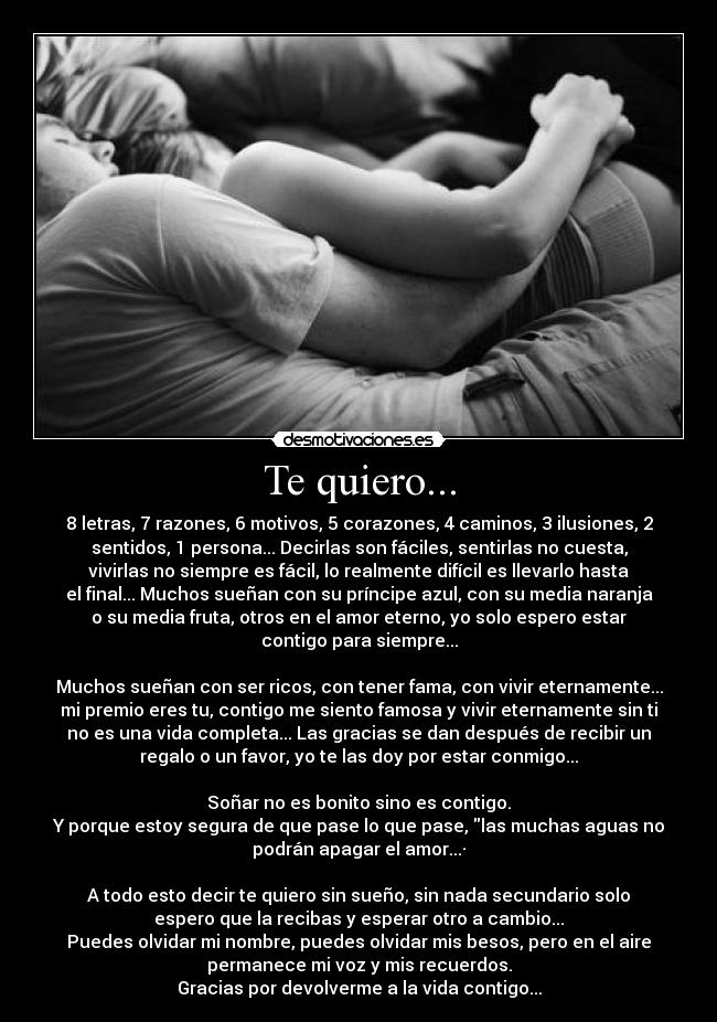 Te quiero... -