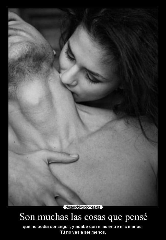 Son muchas las cosas que pensé - 