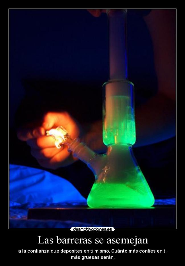 Las barreras se asemejan -