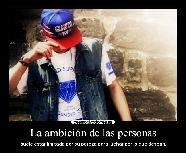 La ambición de las personas - 