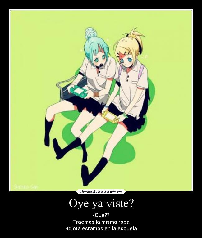 Oye ya viste? -