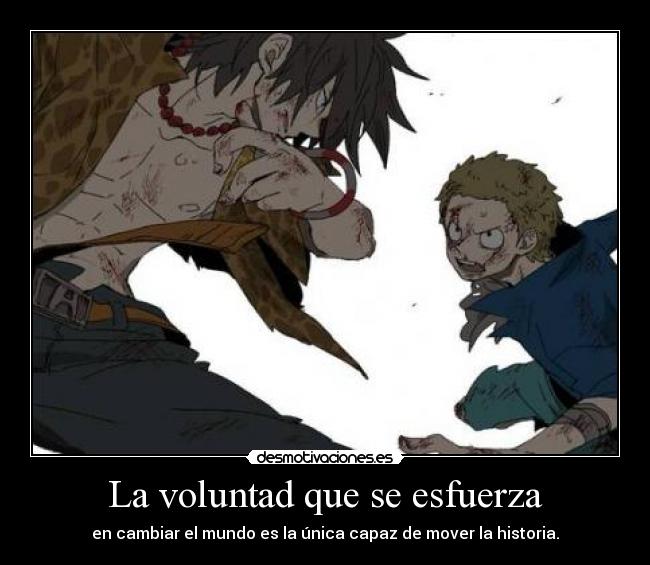 carteles one piece ace sabo harukaze frase fairy tail hashasnas desmotivaciones