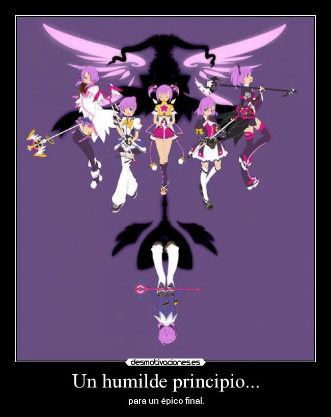 Un humilde principio... - para un épico final.