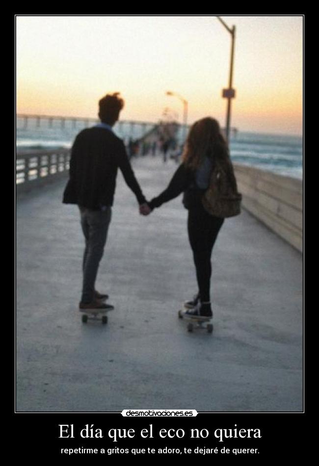 El día que el eco no quiera -